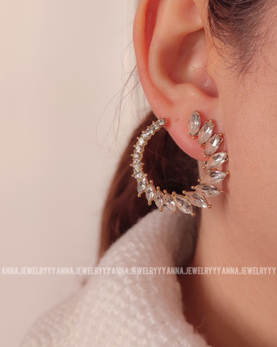 گوشواره اشکی جواهری زارا
